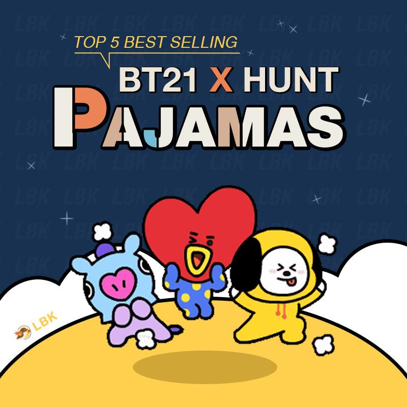 TOP 5 BEST SELLING BT21 x HUNT PAJAMAS - Little Bird Korea