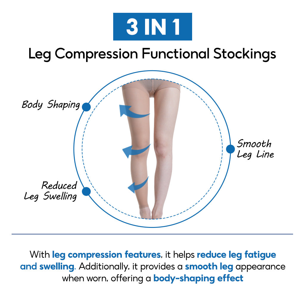[vivissom] UV Sun Protection Full-Length Leggings 30denier AQUA X Stocking 30denier Rip-Resistant Golf Stocking / Made in Korea